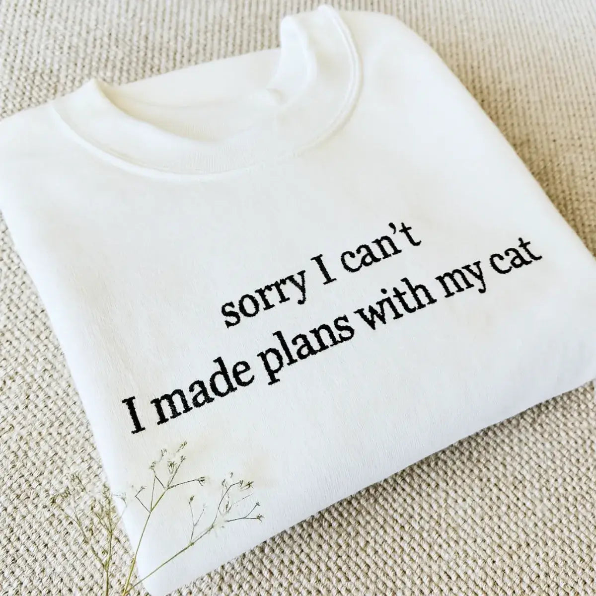 Sorry I Can’t I Have Plans With My Cat T Shirt