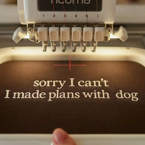 Sorry I Can'T I Have Plans With My Dog T Shirt, Embroidered Gift for Dog Lover