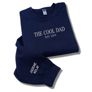 The Cool Uncle Sweatshirt, Uncle Sweatshirt Crewneck Embroidered, Best Father's Day Gifts