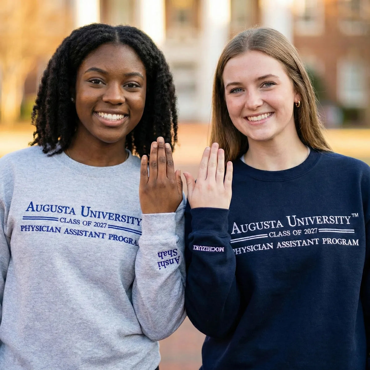Custom Embroidered College University Sweatshirt