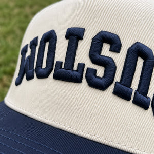 Upside Down Custom Puff Text Snapback Hats - 3D Embroidered Your Text, Name, Logo on Front, Side & Back
