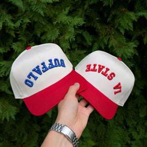 Upside Down Custom Puff Text Snapback Hats - 3D Embroidered Your Text, Name, Logo on Front, Side & Back