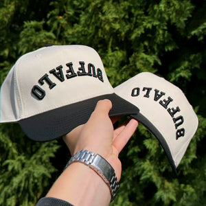 Upside Down Custom Puff Text Snapback Hats - 3D Embroidered Your Text, Name, Logo on Front, Side & Back