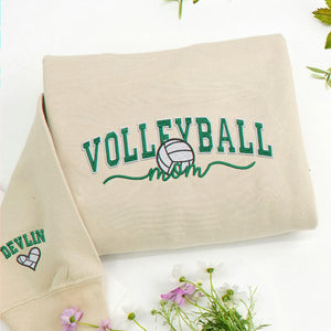 sand volleyball mom sweatshirt, a gift for proud mom
