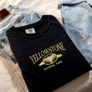 Embroidered Yellowstone National Park T-Shirt Comfort Color®