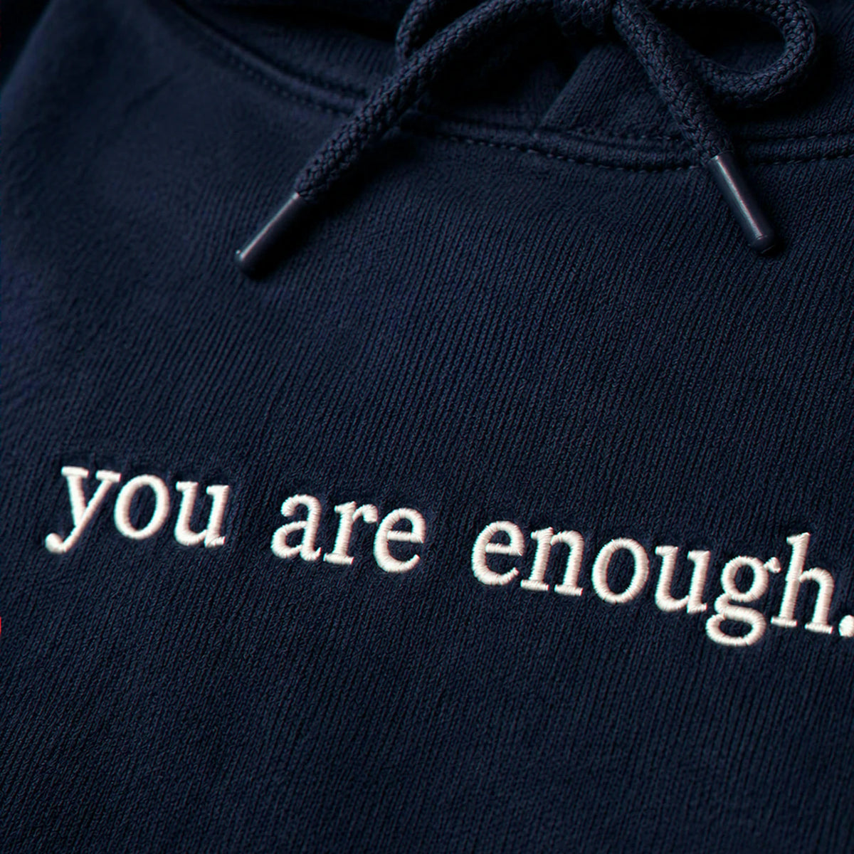 Dear Person Behind Me Hoodie - Embroidered Mental Health Sweatshirt Gift with Positive Message
