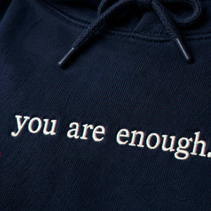 Dear Person Behind Me Hoodie - Embroidered Mental Health Sweatshirt Gift with Positive Message
