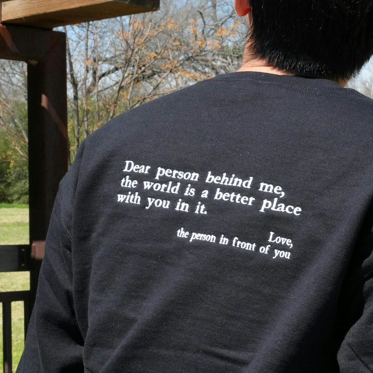 You Are Enough Embroidered Sweatshirt, Mental Health Gift for Self Care