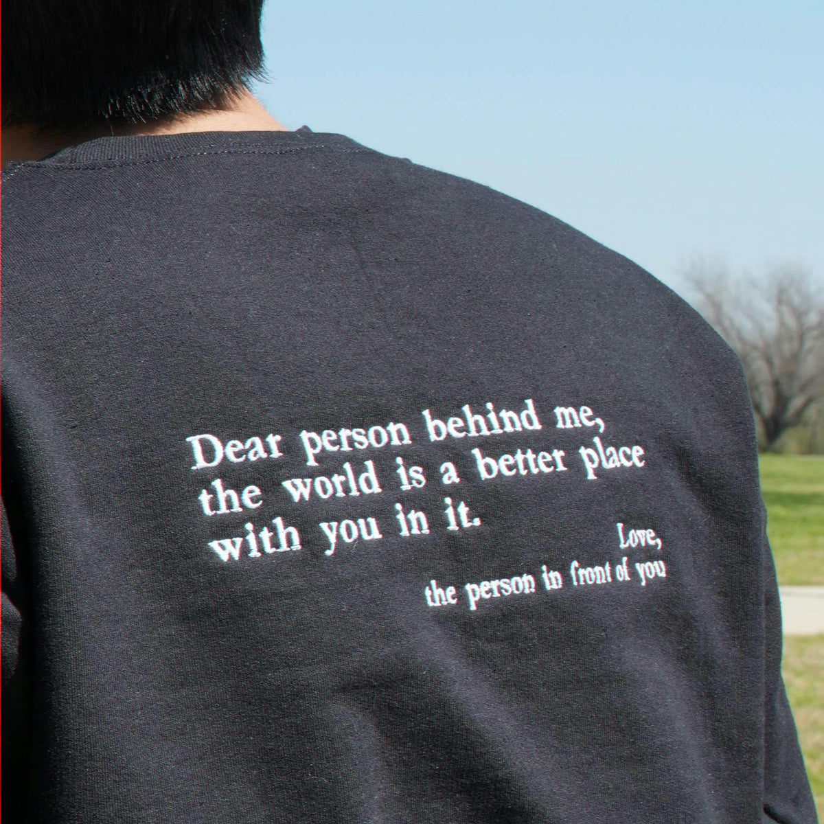 You Are Enough Embroidered Sweatshirt, Mental Health Gift for Self Care