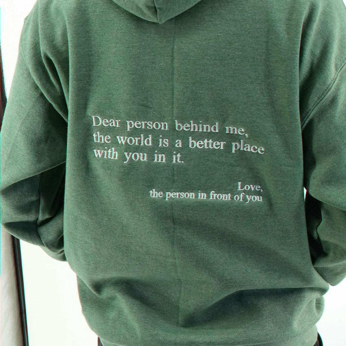 You Are Enough Embroidered Sweatshirt, Mental Health Gift for Self Care