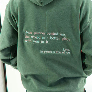 You Are Enough Embroidered Sweatshirt, Mental Health Gift for Self Care