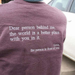 You Are Enough Embroidered Sweatshirt, Mental Health Gift for Self Care