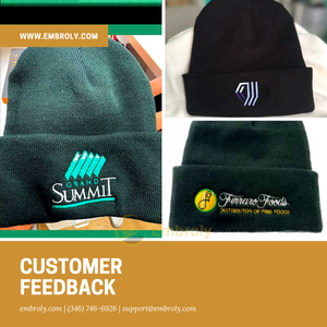 Custom Emmbroidered Beanie With Logo, Personalized Your Own Beanie With Your Logo
