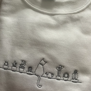 Custom Cats and Plants Sweatshirt, Hoodie