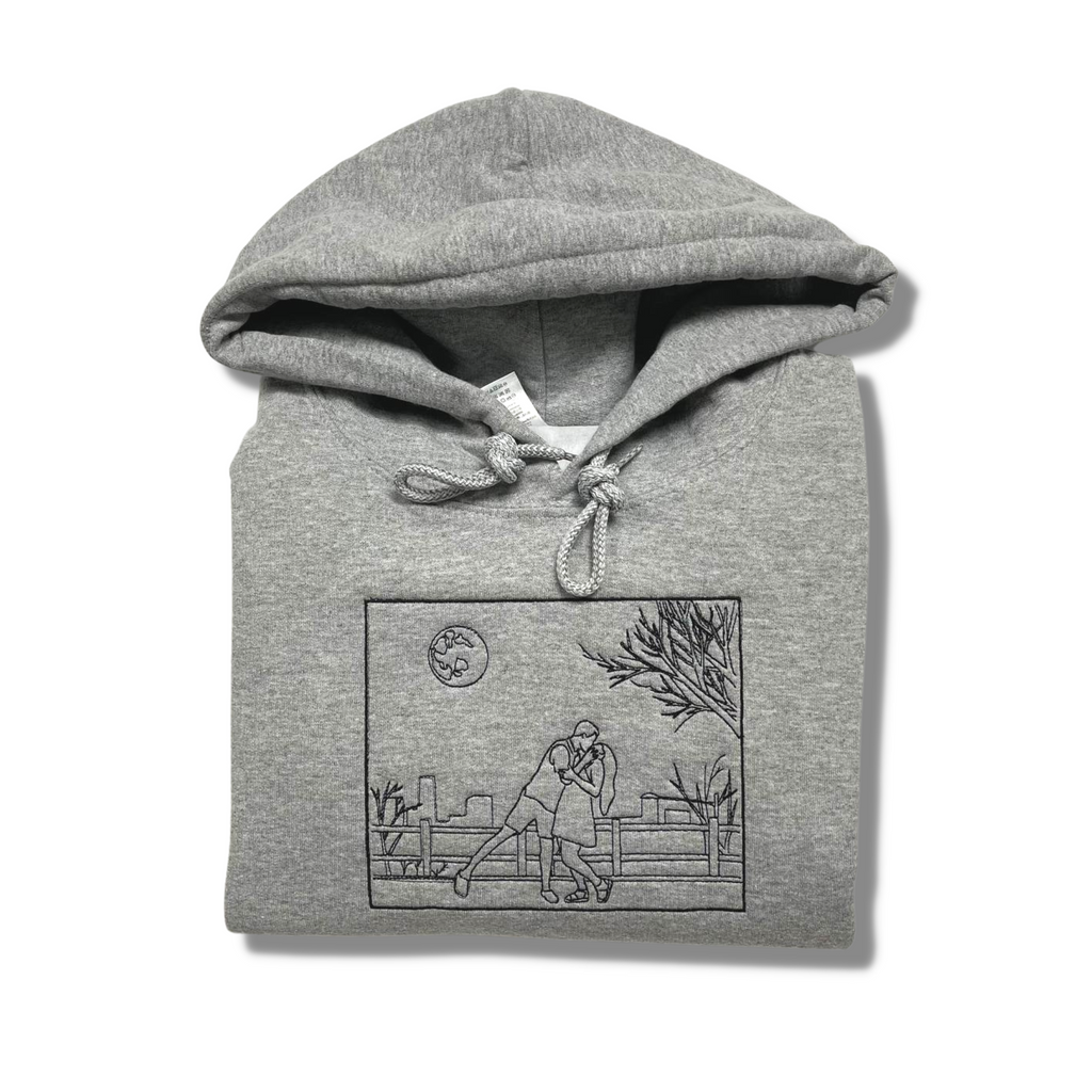 Friends embroidered hoodie hotsell
