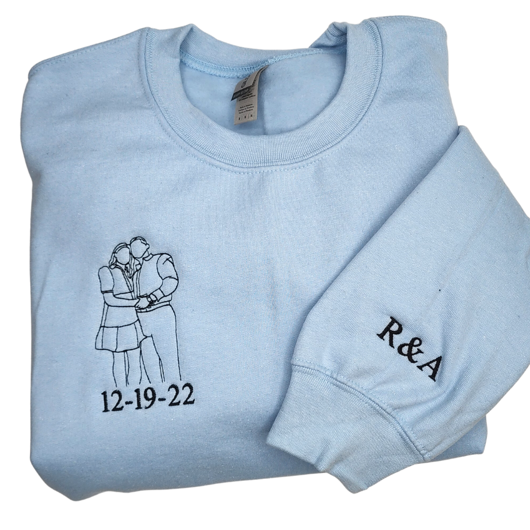 Gift for Him  Personalized embroidery Monogram100% cotton dress