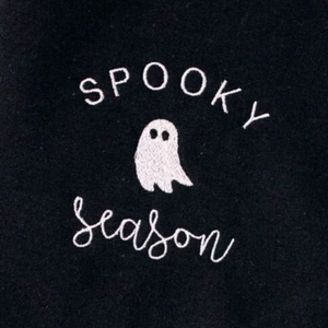 Halloween Sweater Fall Crewneck, Spooky Season Sweatshirt, Hoodie Embroidered