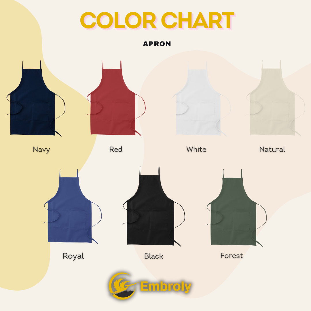 Custom Corgi Dog Dad Embroidered Apron, Personalized The DogFather Apron Corgi, Best Gifts For Corgi Lovers - Embroly