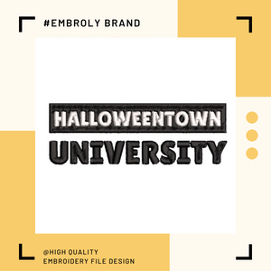 Halloween town University Sweatshirt, Hoodie Embroidered