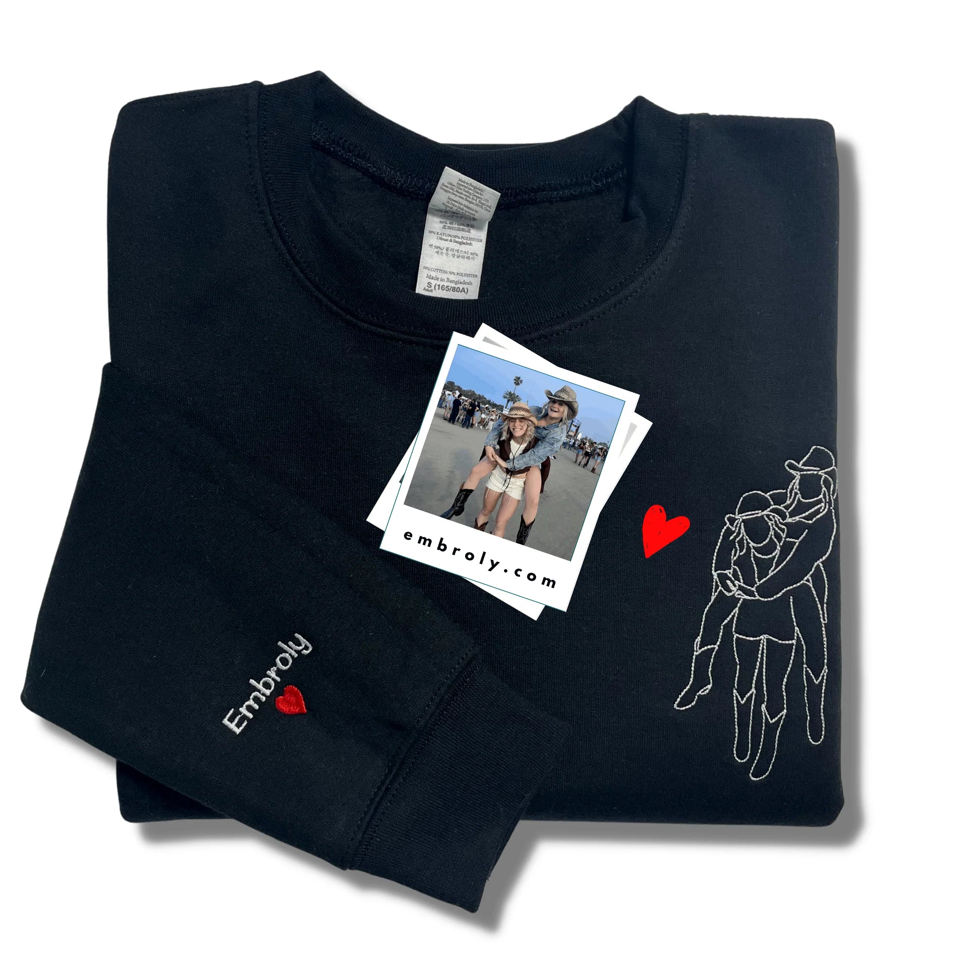 Custom photo discount sweatshirt