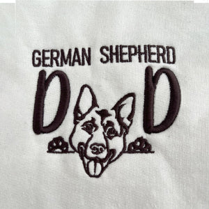 Custom German Shepherd Dog Dad Embroidered Hat, Personalized Hat with Dog Name, Gifts For German Shepherd Lovers