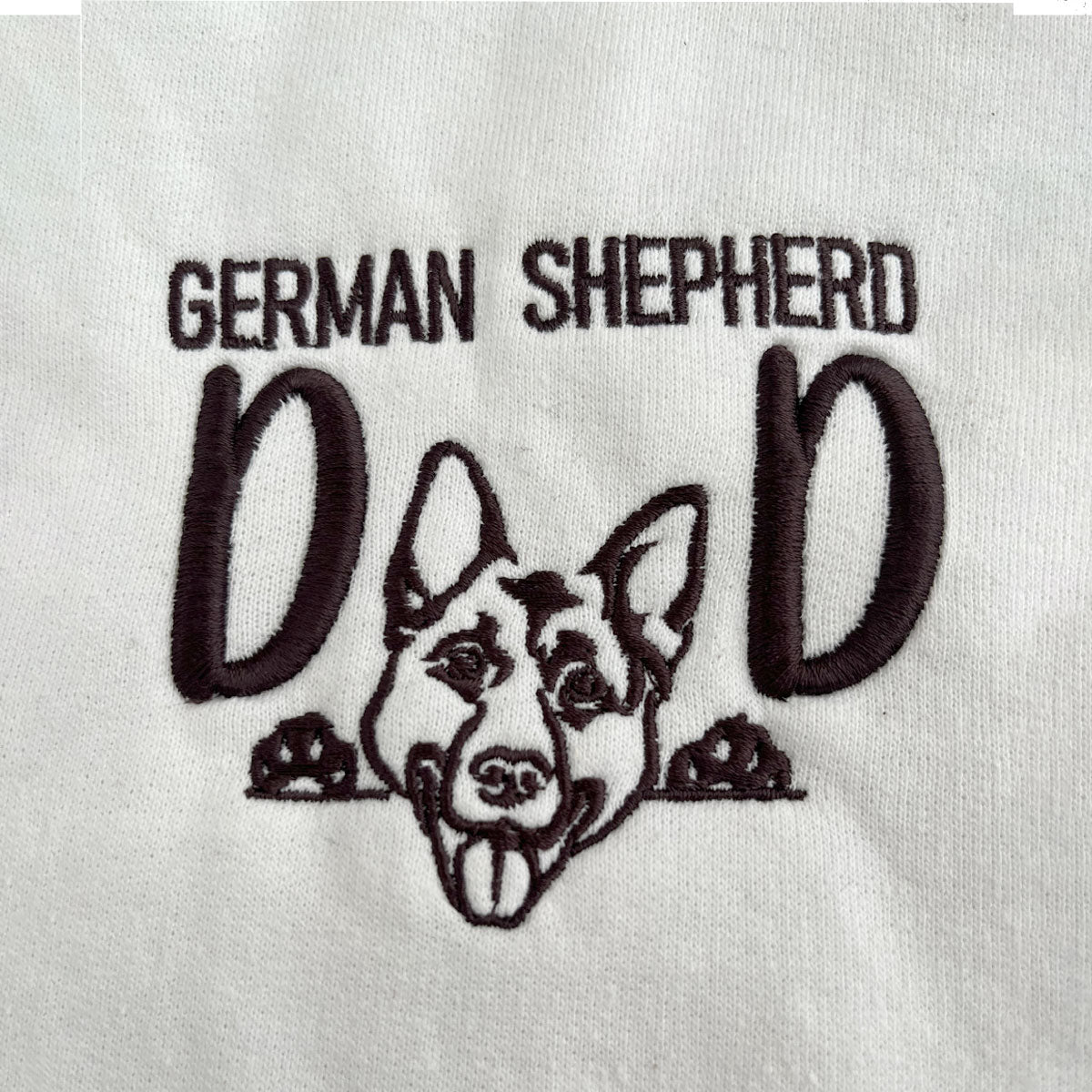 Custom German Shepherd Dog Dad Embroidered Beanie, Personalized Beanie with Dog Name, Gifts For German Shepherd Lovers - Embroly