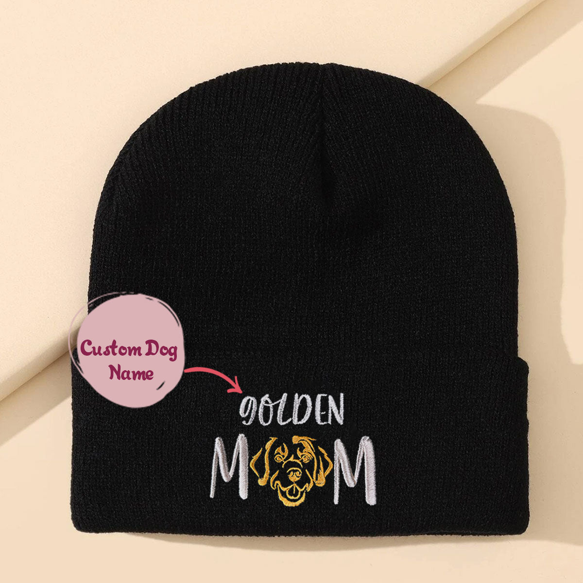 Dog mom outlet beanie