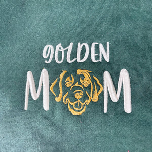 Custom Golden Retriever Dog Mom Embroidered Hat, Personalized Hat with Dog Name, Gifts for Golden Retriever Lovers