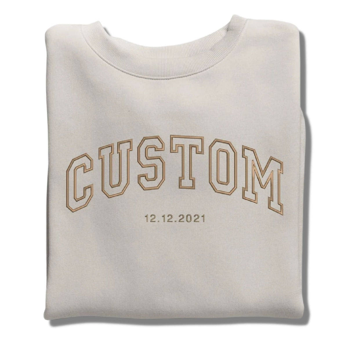 Embroly Custom Personalized Monogram Embroidered Sweatshirt