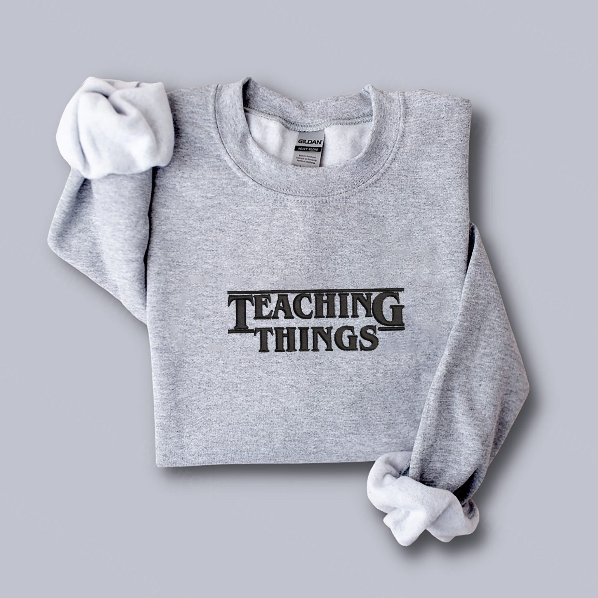 Back to school, teaching things Sweatshirt, Hoodie Embroidered