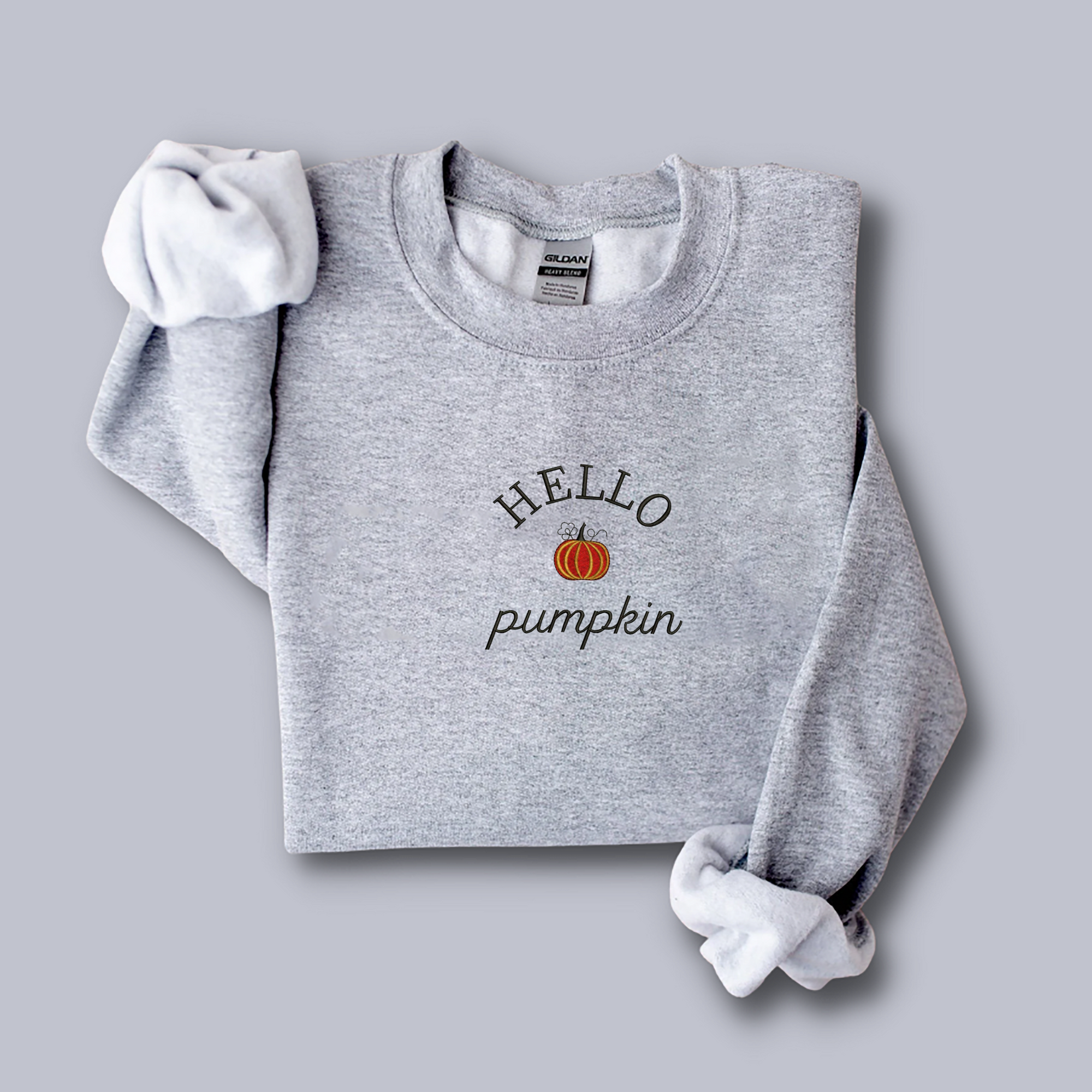 Pumpkin Monogram Embroidered Sweatshirt, Infant/Toddler/Youth Embroidered  Sweatshirt