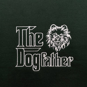 Personalized The DogFather Embroidered Beanie Pomeranian, Best Gifts For Pomeranian Lovers