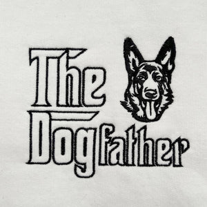 Personalized The DogFather Polo Shirt German Shepherd, Custom Polo Shirt with Dog Name, Gifts For German Shepherd Lovers