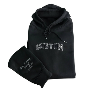 Custom Embroidered Sweatshirts, Hoodie - Personalized Crewnecks Anniversary Gifts