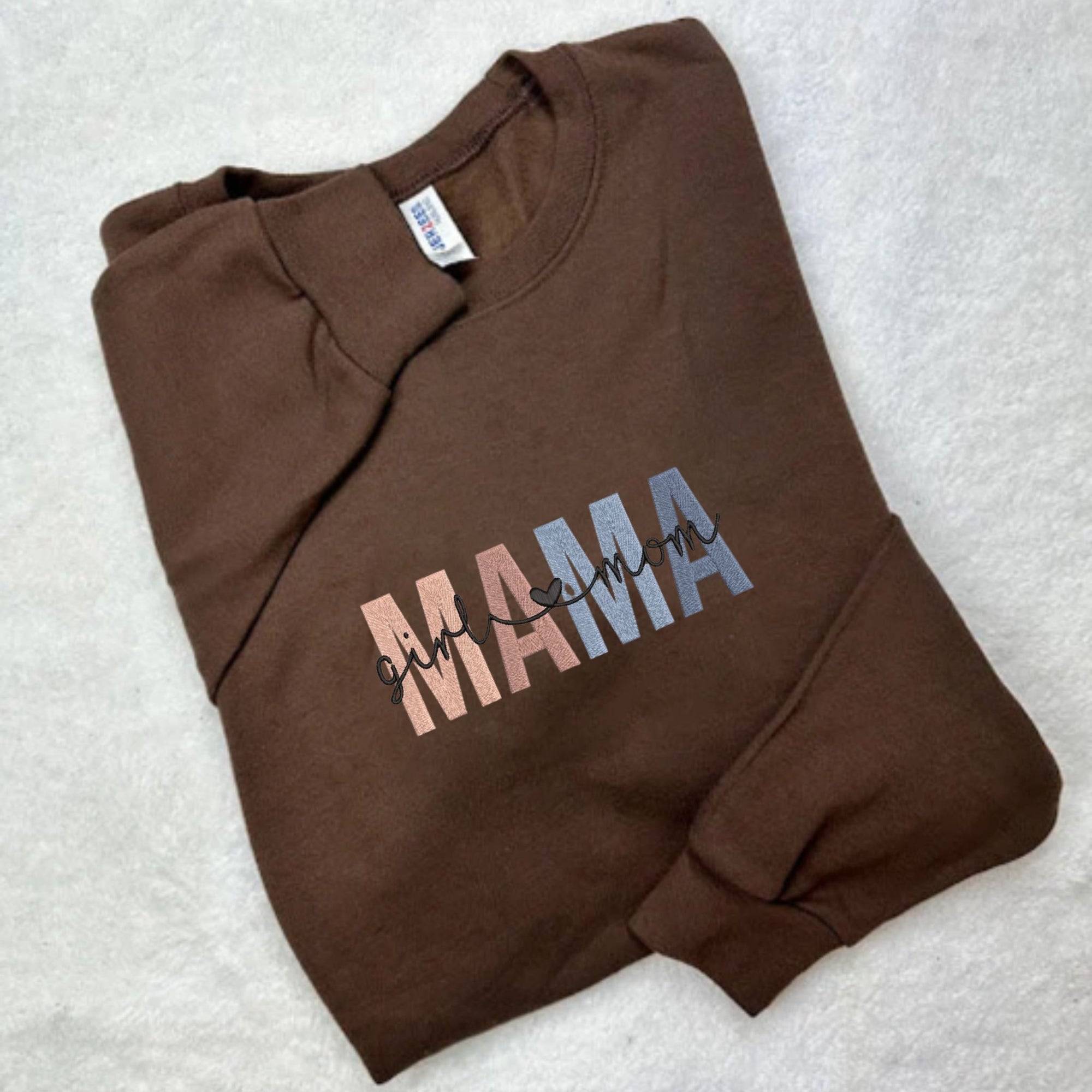 Boy Mama Embroidery Sweatshirt, Best Gift For Mother's Day From Son, Mother's Day Gift Ideas