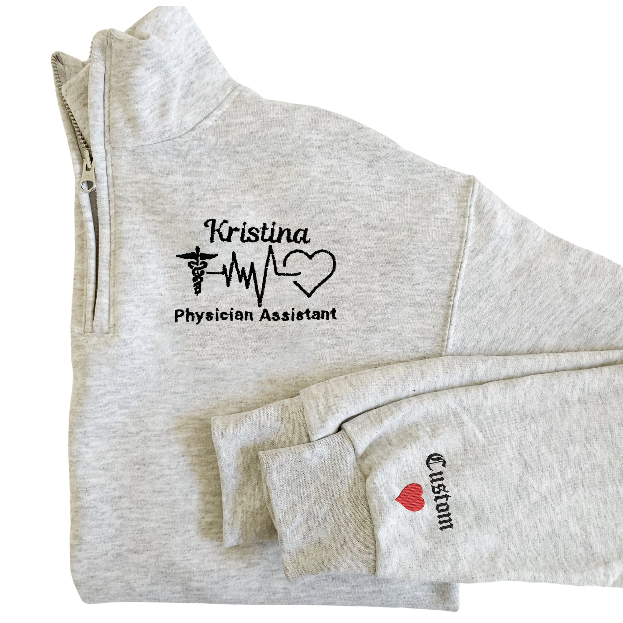 Personalized Gift For Nurse Medical Jacket Quarter Zip