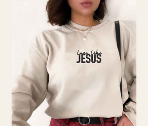 Love Like Jesus Christian Sweatshirt, Hoodie Embroidered